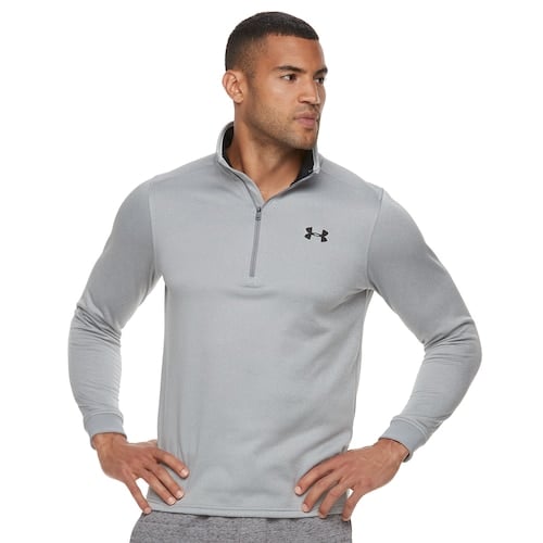 mens black half zip pullover