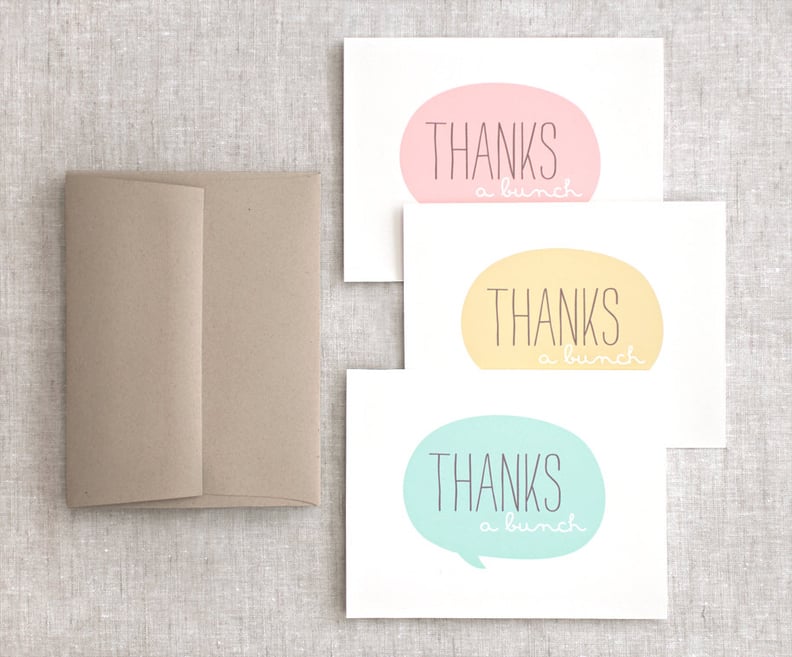 Recycled Thank-You Notes