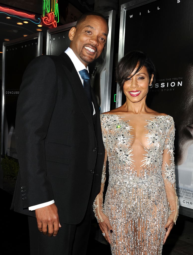 Will Smith Jada Pinkett Smith Concussion Red Carpet Pictures