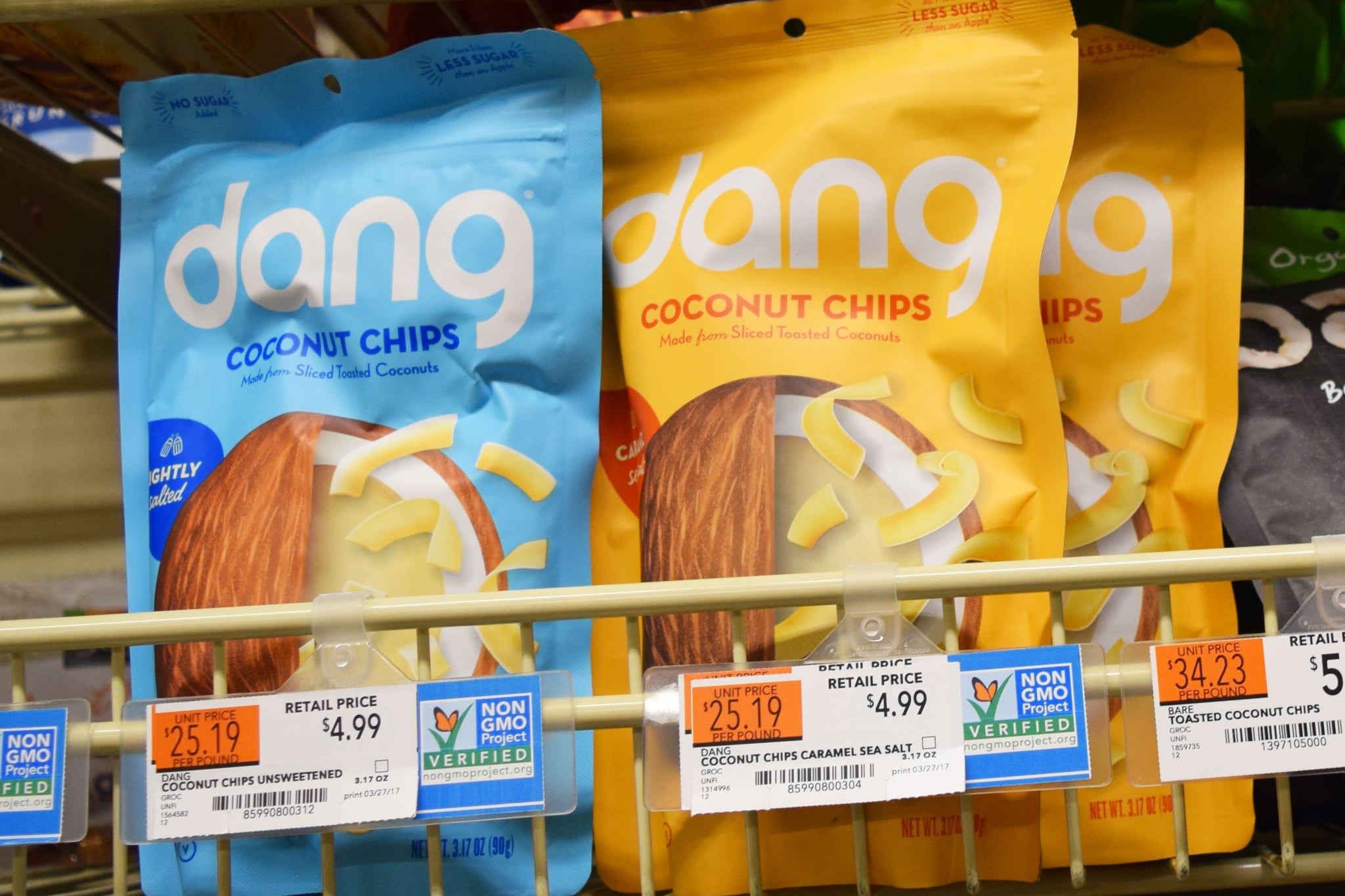 Dang Coconut Chips ($5)