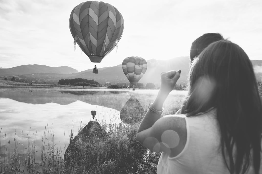 Hot Air Balloon Engagement Pictures Popsugar Love And Sex 4958