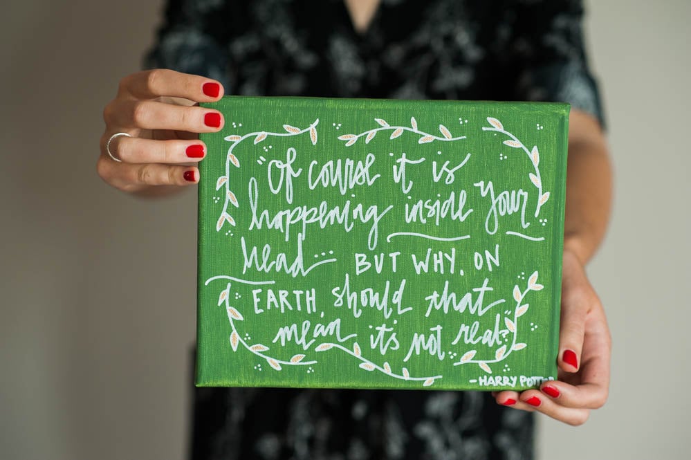 Dumbledore Quote Art ($33)