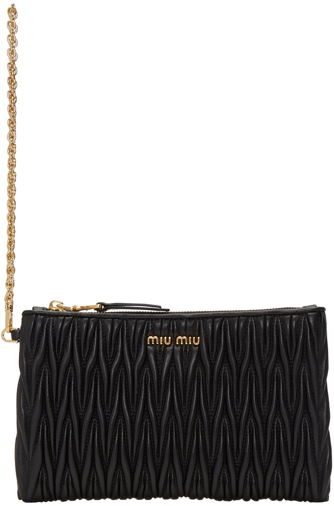 Miu Miu Matelasse Leather Pouch