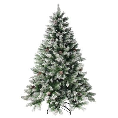 Northlight 7-ft. Flocked Angel Pine Artificial Christmas Tree