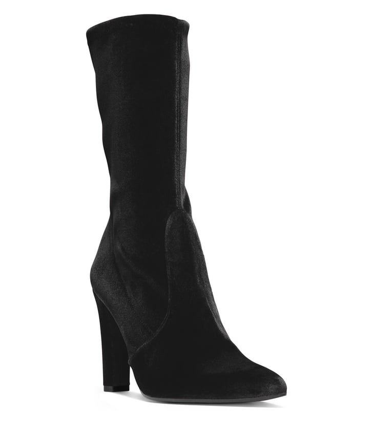 Stuart Weitzman The Clinger Boot in Velvet ($725) | Best Fashion Gifts ...