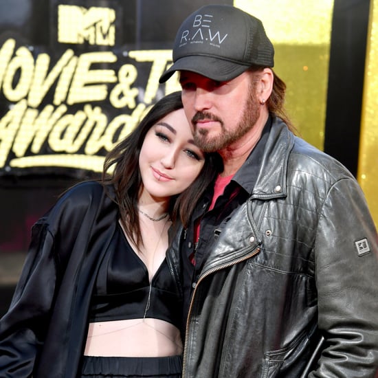 Noah and Billy Ray Cyrus at the 2017 MTV Movie and TV Awards