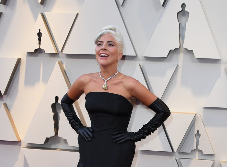 Lady gaga red deals carpet 2019 oscars
