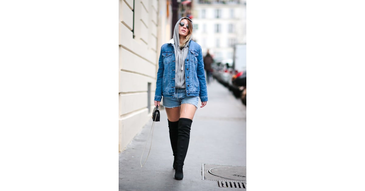 jean shorts for apple shape