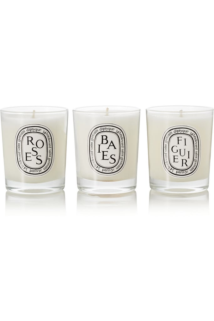 Diptyque Baies, Roses, and Figuier Set of Three Candles