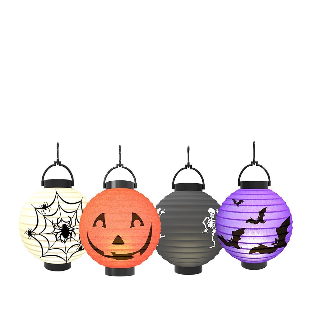 Create mood lighting with Halloween LED Lanterns ($10 for set of 4).