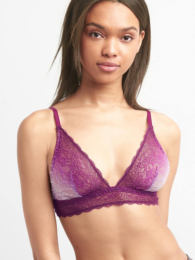 Gap Ombré Lace Plunge Bralette