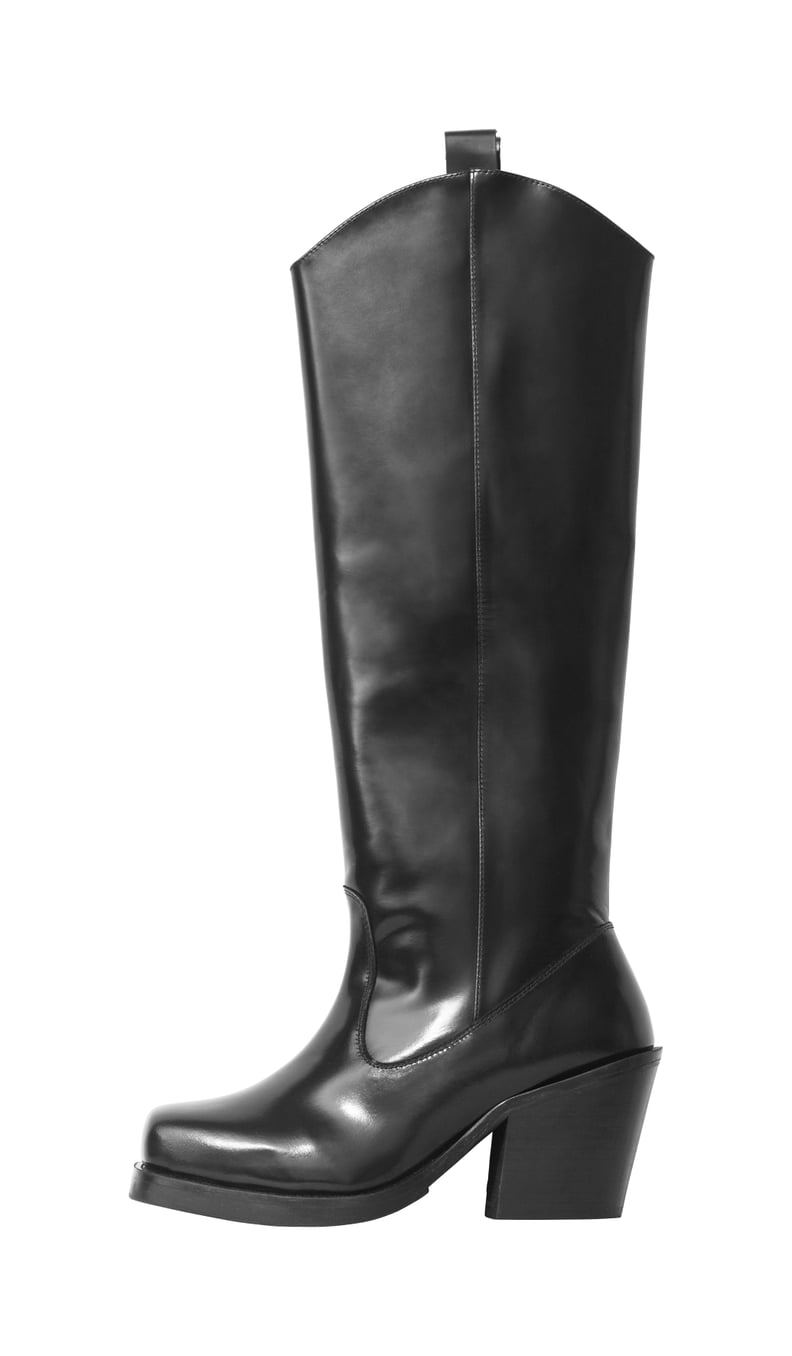 H&M Knee-High Leather Boots