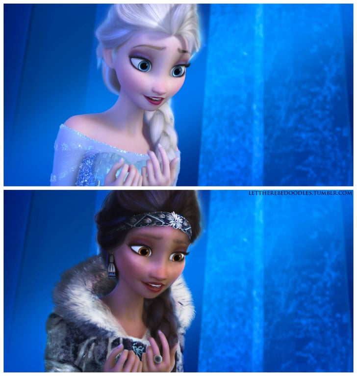 Elsa Disney Princesses With Different Races Popsugar Love And Sex Photo 2