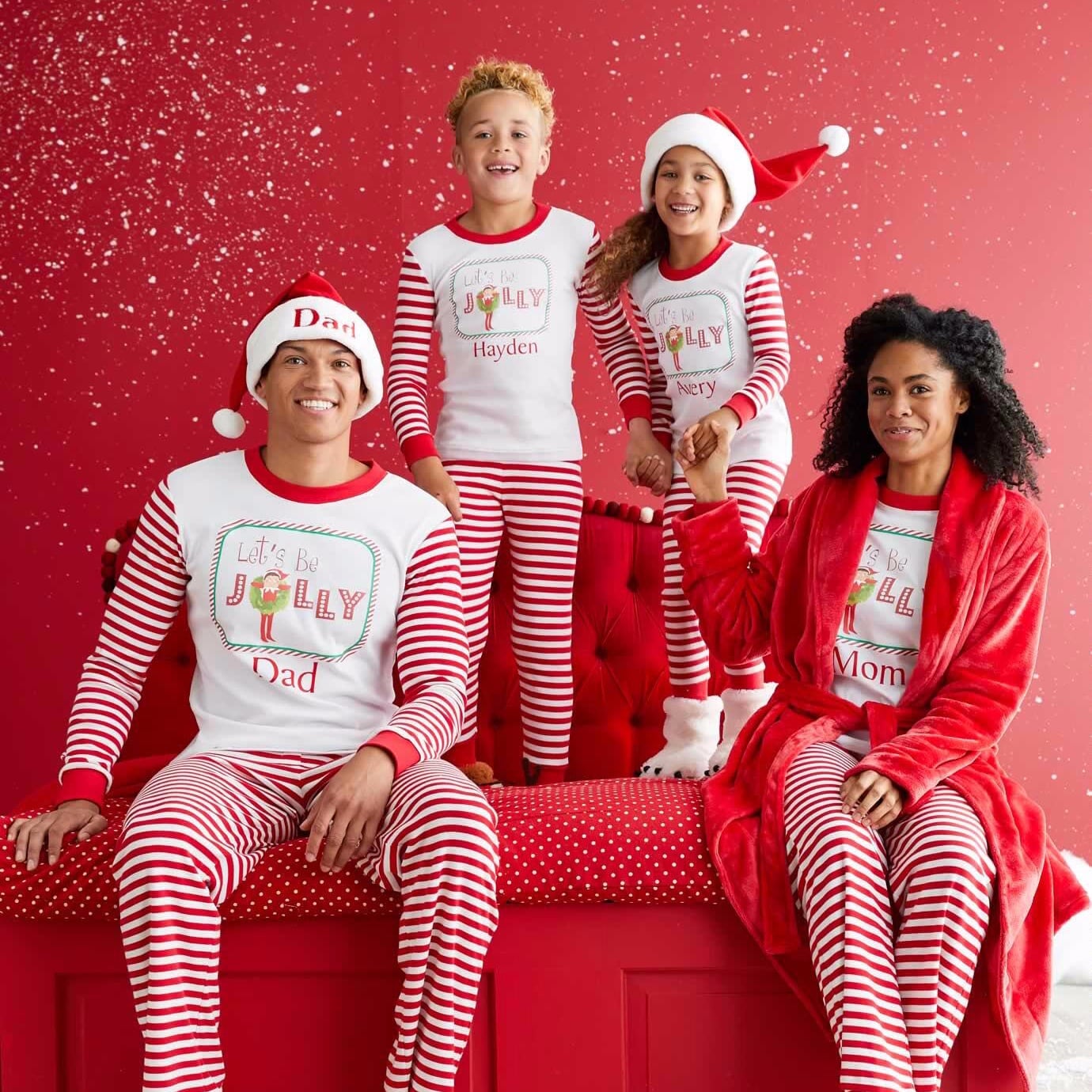 elf family pajama set