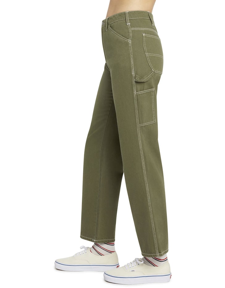 green carpenter pants