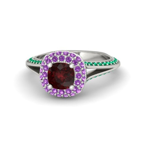 Red Garnet Ring
