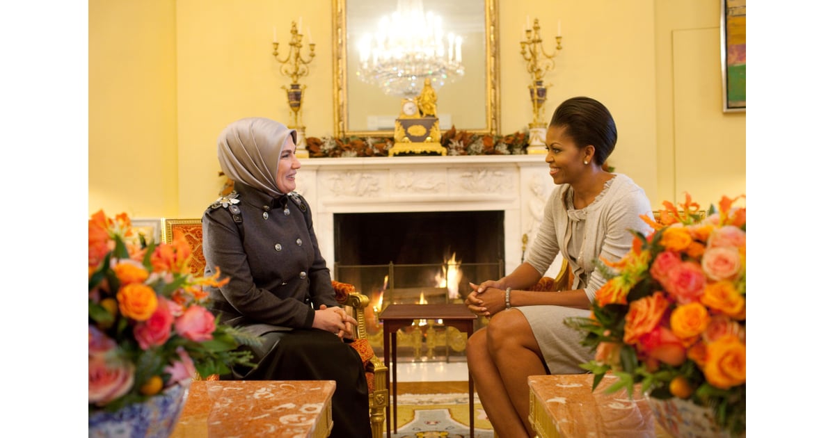 Meeting With Ermine Erdogan In The Yellow Oval Room Of The