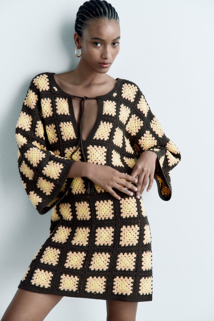 Cute Crochets Zara Crochet Knit Dress Best New Arrivals From Zara