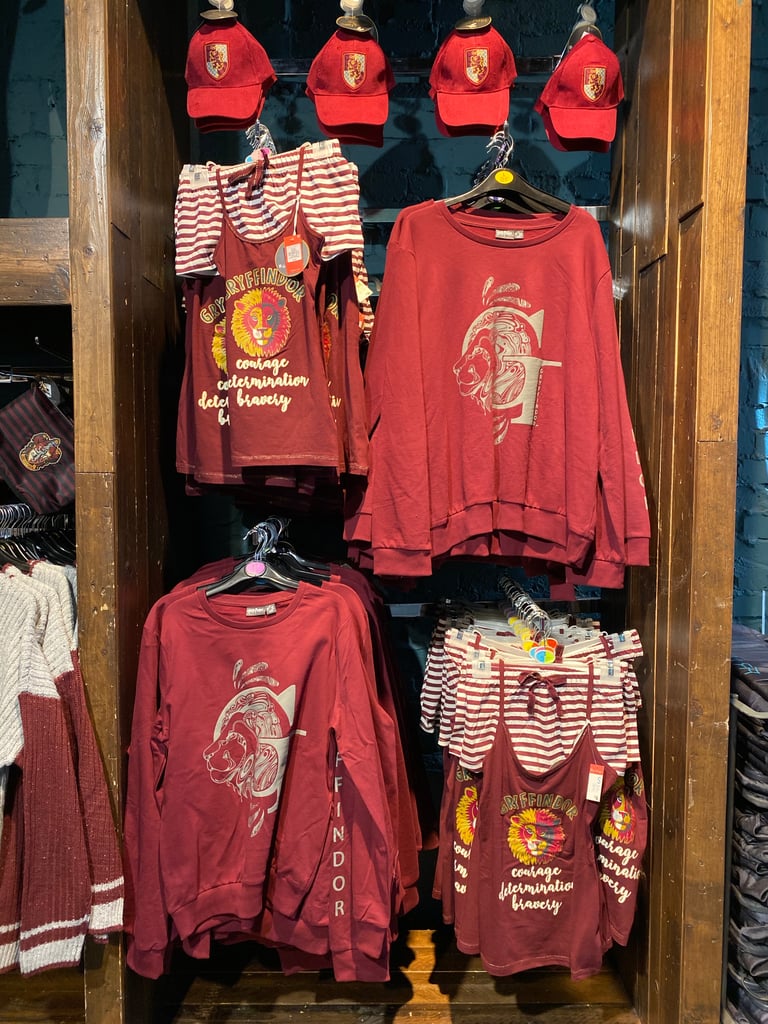Gryffindor Clothing, PJs, and Hats