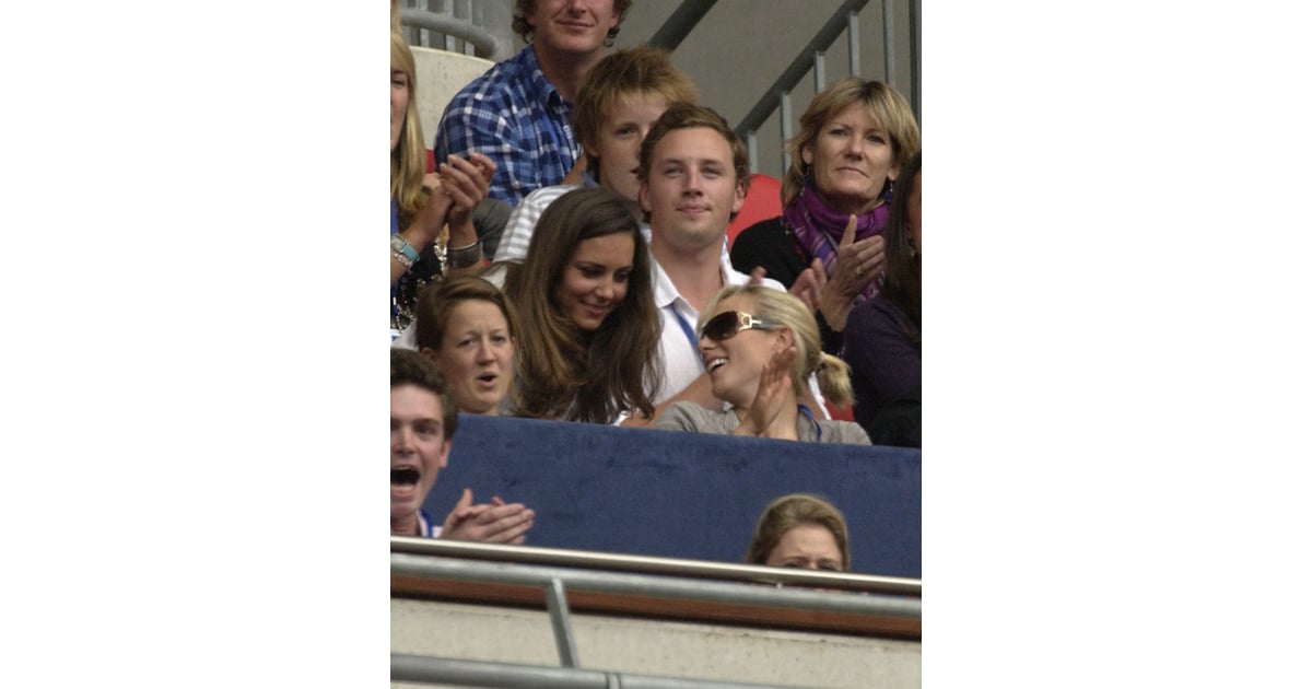 Kate Middleton And Zara Tindall At Princess Diana Benefit Concert In 2007 Kate Middleton And Zara Tindall S Royally Cute Friendship In Pictures Popsugar Celebrity Photo 4