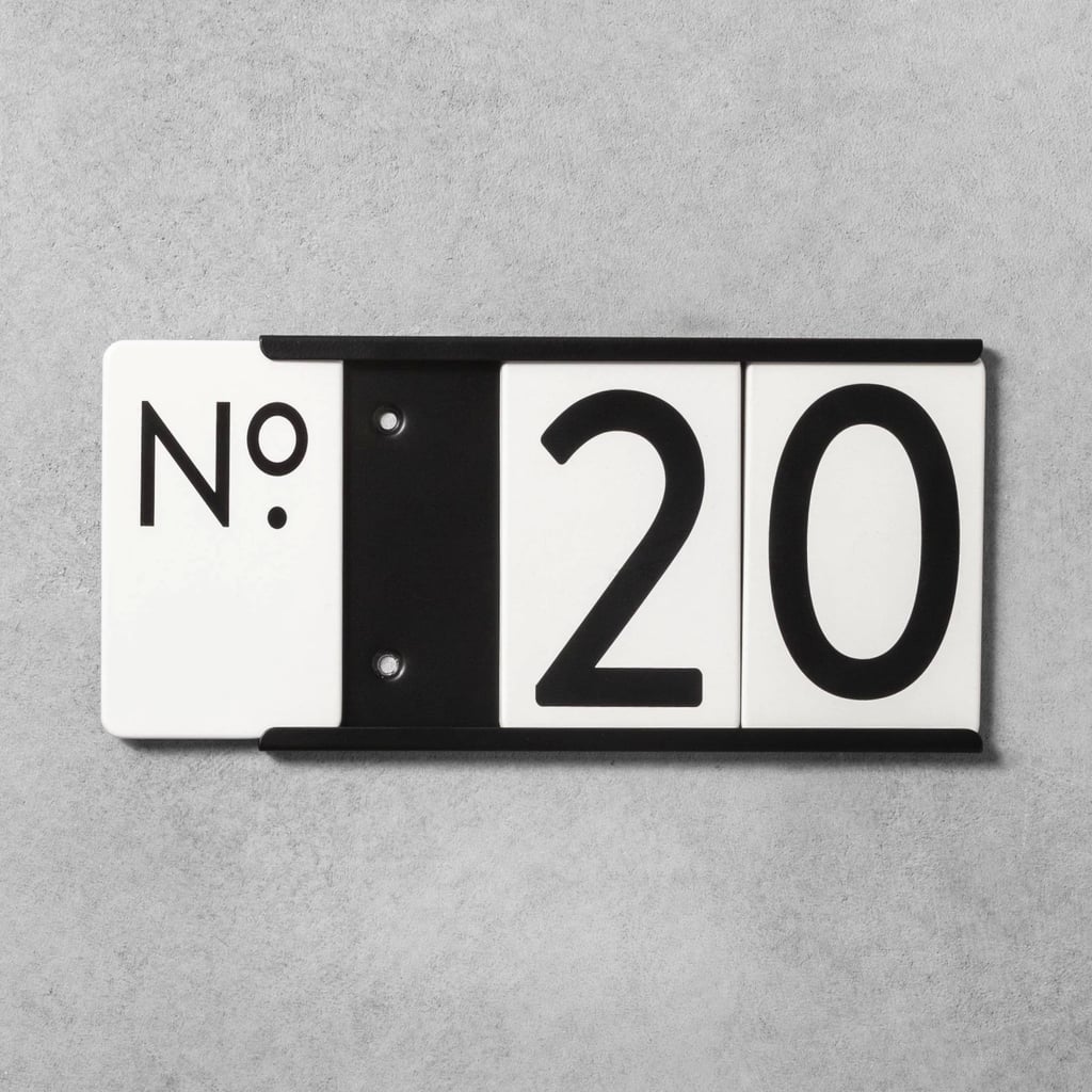 House Number Mounting Plate
