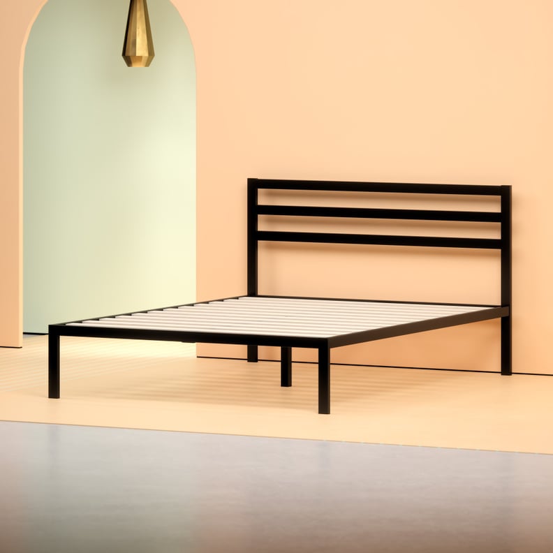 Zinus Mia Modern Studio Metal Platform Bed With Headboard