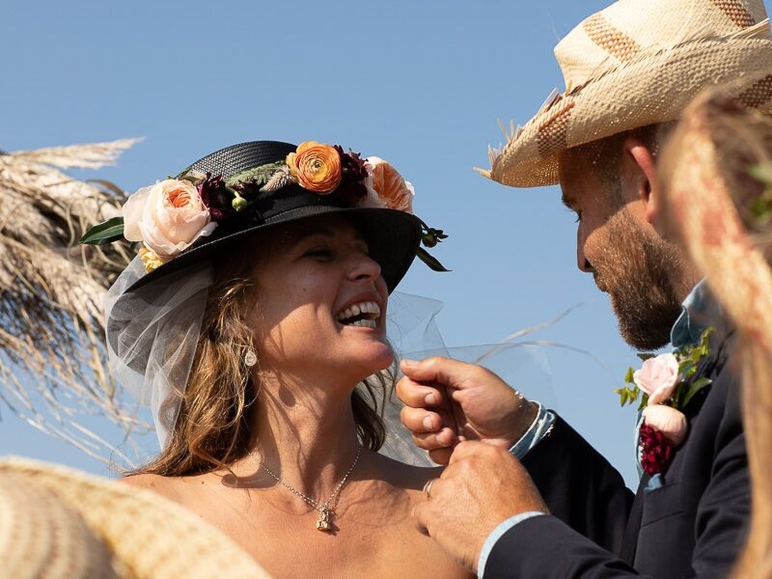 Josie Maran Wedding Hair and Makeup POPSUGAR Beauty