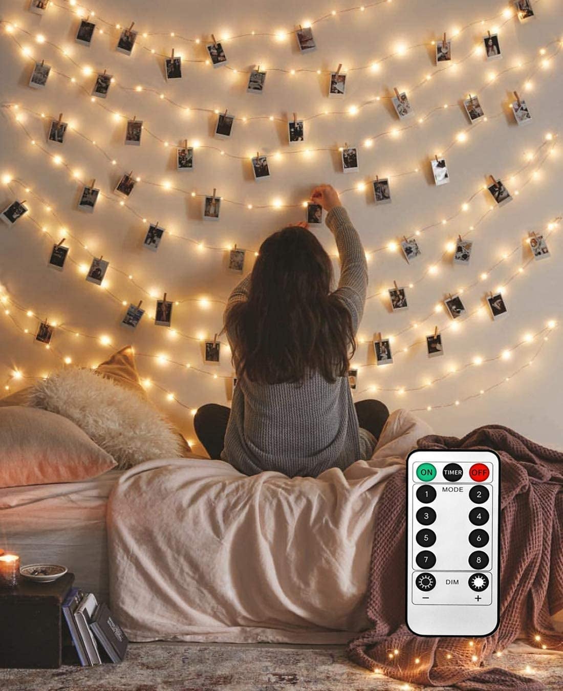 girls string lights