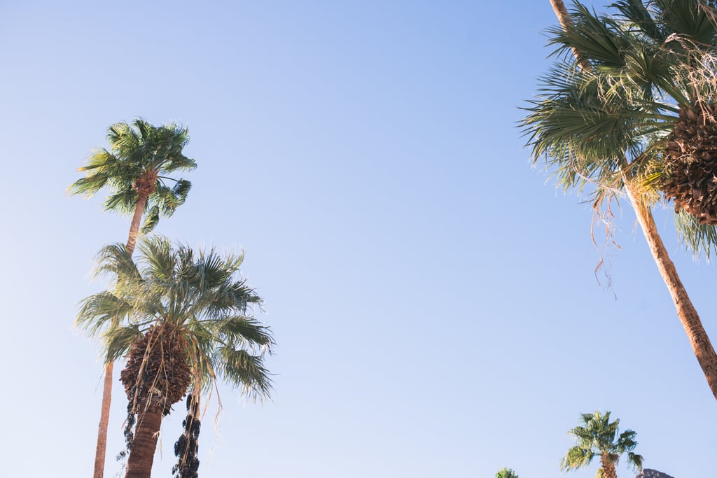 Retro Palm Springs Engagement Photos