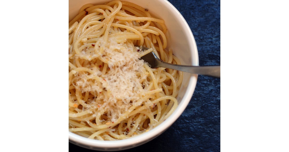 Spaghetti With Garlic, Olive Oil, and Chili Flakes Recipe POPSUGAR Food