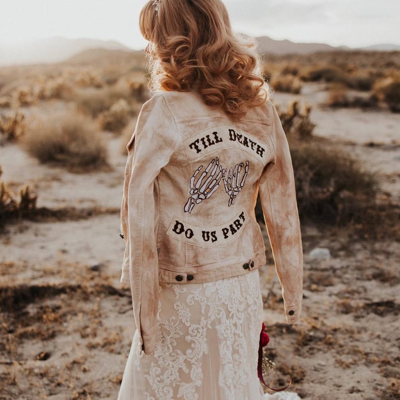 "'Til Death Do Us Part" Embroidered Wedding Jacket