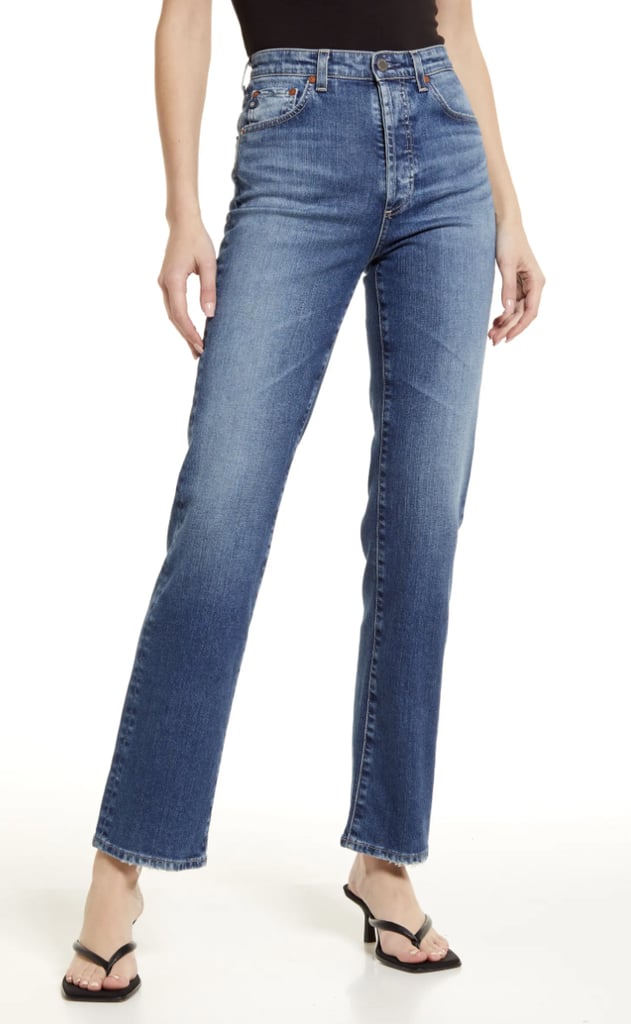 For Instant Cool Status: AG Alexxis High Waist Straight Leg Jeans