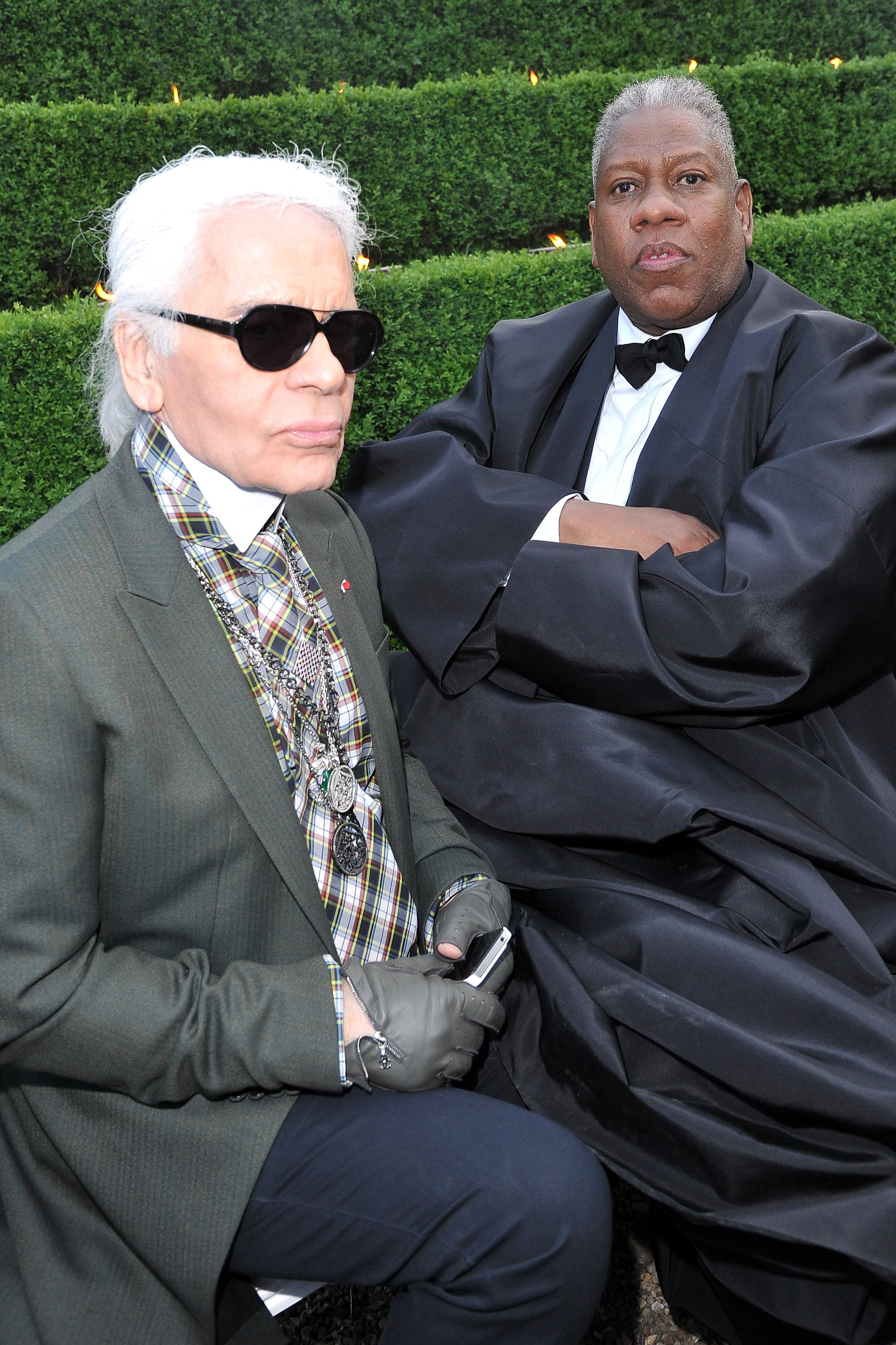 André Leon Talley and Karl Lagerfeld During the Chanel Cruise Collection in  2012, As a Black Fashion Editor, I Have People Like André Leon Talley to  Thank For My Dreams
