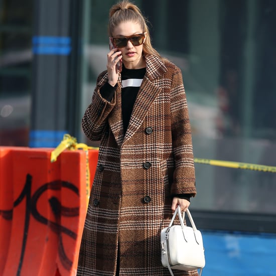 Gigi Hadid's Brown Coat From Mango