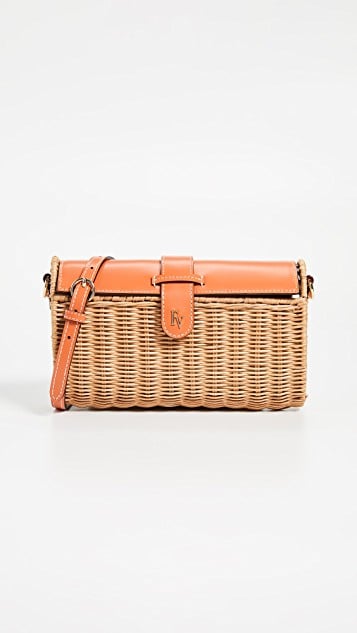 Frances Valentine Betsy Wicker Crossbody Bag