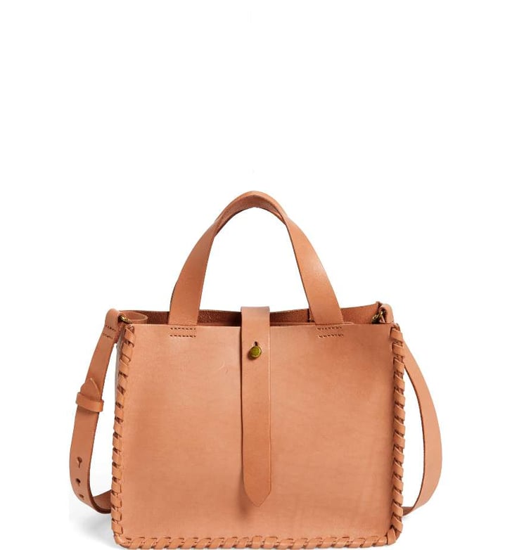 Madewell Whipstitch Mini Leather Tote Bag | Affordable Bags That Look Expensive | POPSUGAR ...