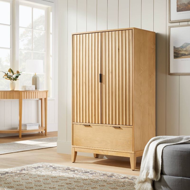 Threshold™ designed with Studio McGee Thousand Oaks Wood Scalloped Cabinet