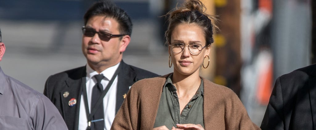 Jessica Alba's Louis Vuitton W Bag March 2017