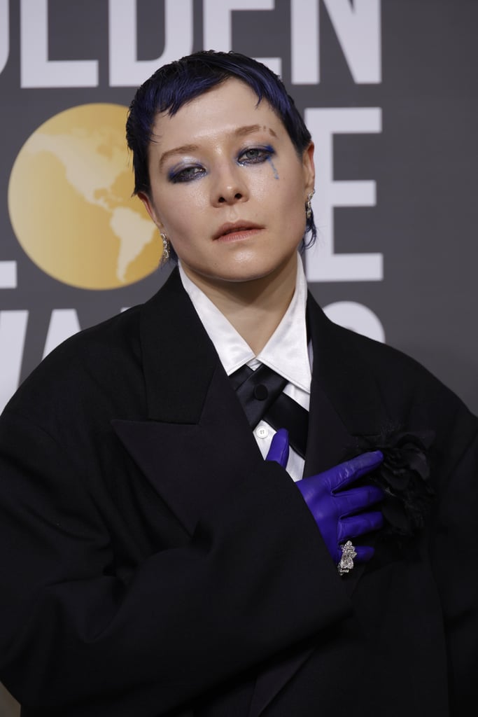 Emma D'Arcy's "Cry Baby" Makeup at the 2023 Golden Globes