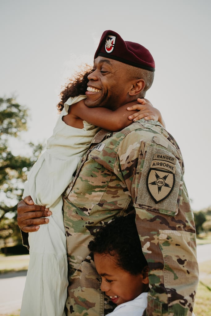 Photos of Military Dad Reuniting With Family Amid Pandemic