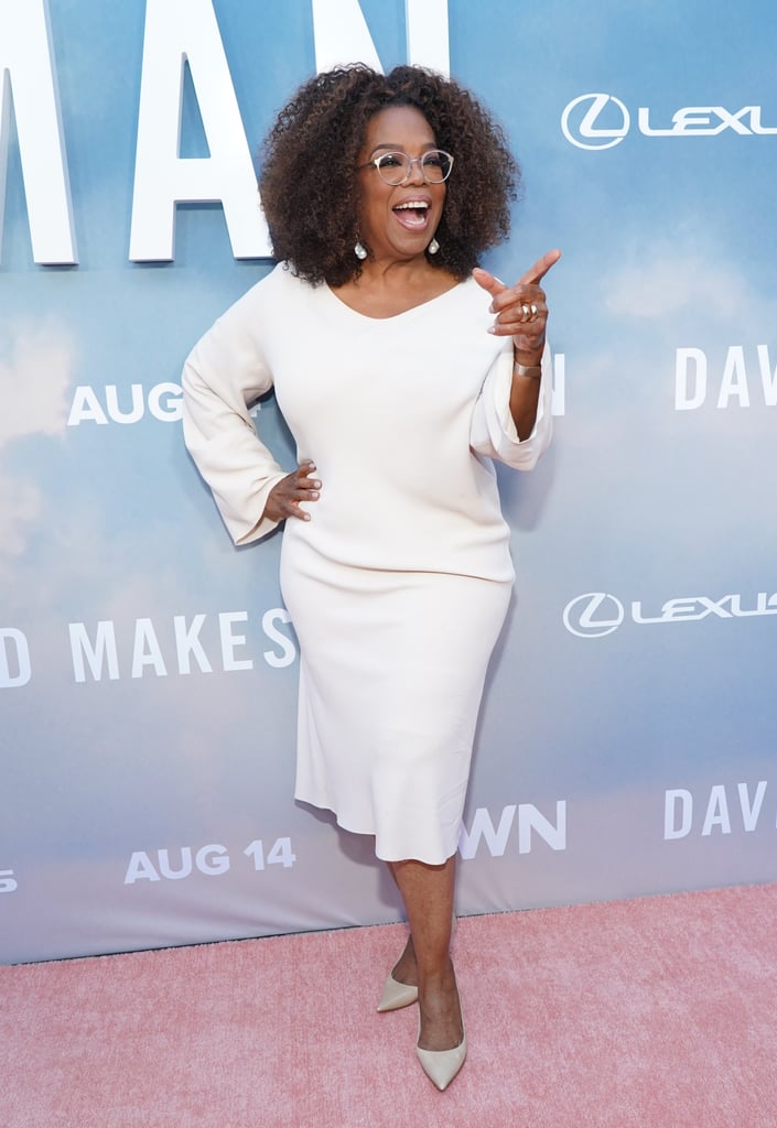 Oprah gave the photographers her best angle as she attended the premiere of OWN's David Makes Man in August 2019.