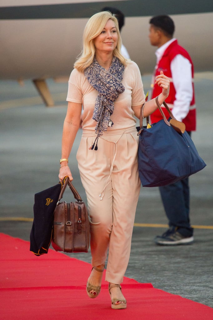 Kate's hairdresser Amanda Cook Tucker was also on the flight in India.