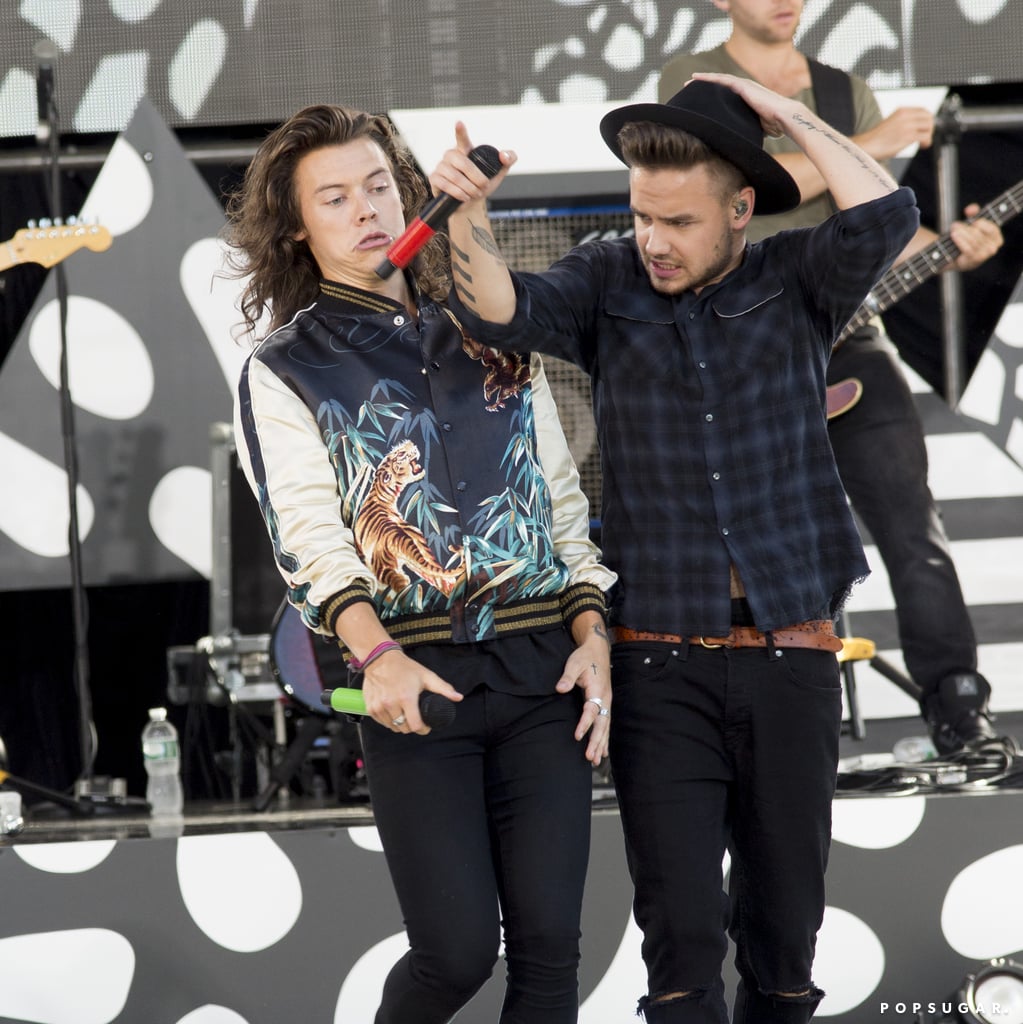 When He Couldn't Quite Dodge Liam's Microphone