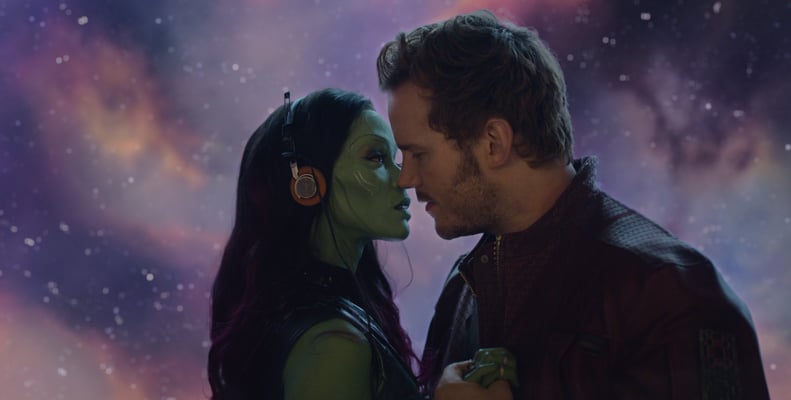 Peter Quill and Gamora