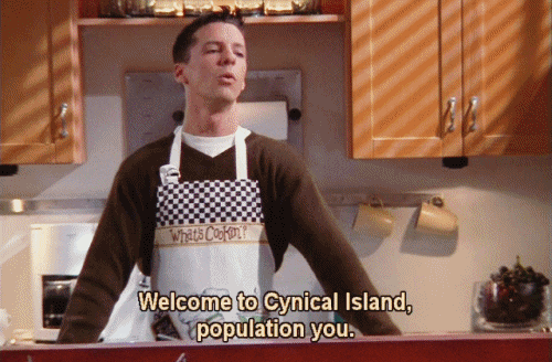 When He's Not Here For Anyone's Pessimistic Outlook