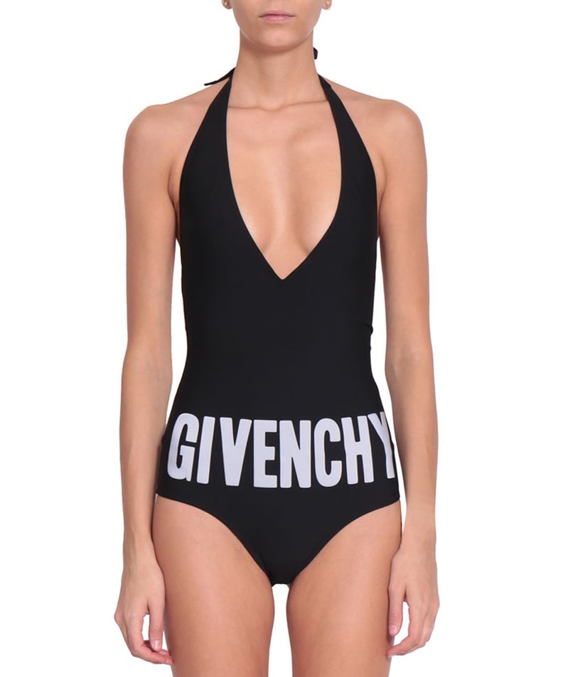 Givenchy One Piece Logo Swimsuit
