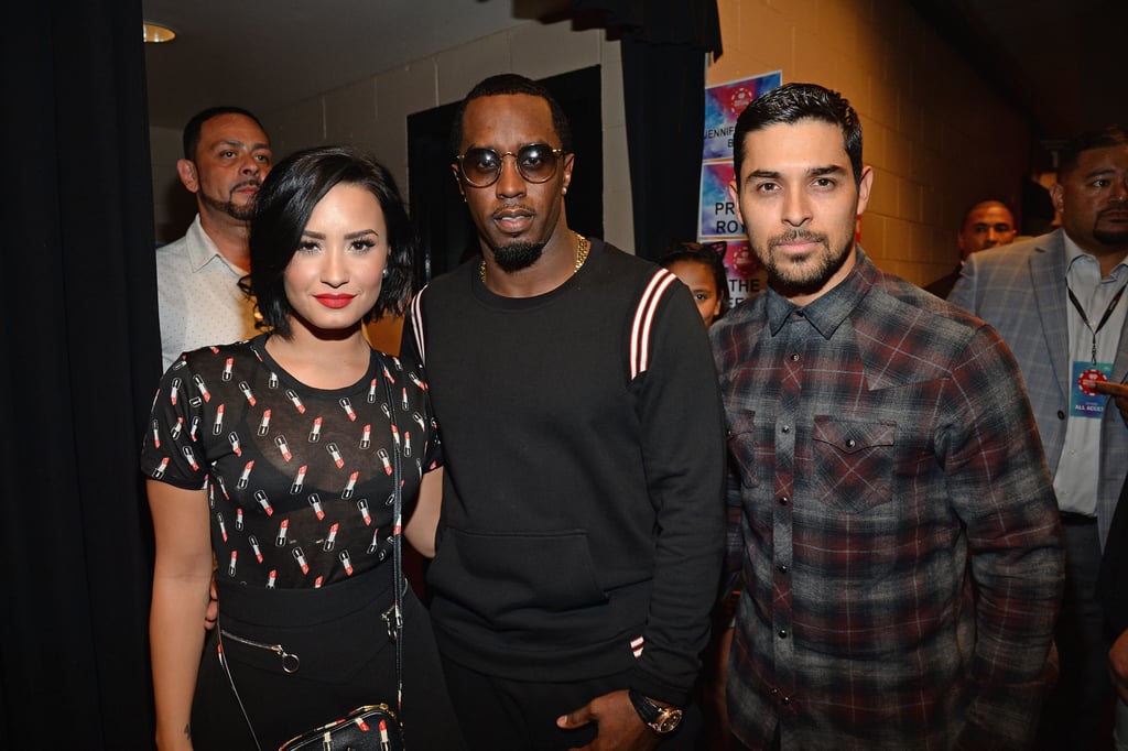Demi and Wilmer didn't miss the opportunity to take a picture with Diddy.