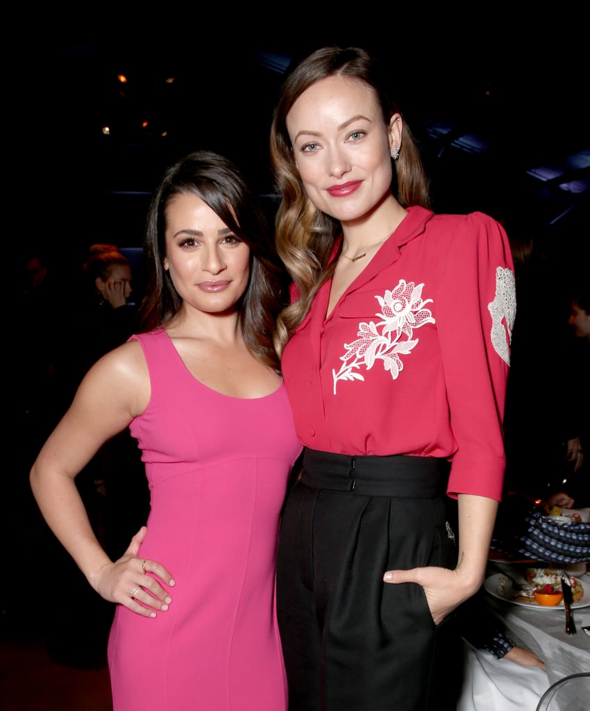 Pictured: Olivia Wilde and Lea Michele