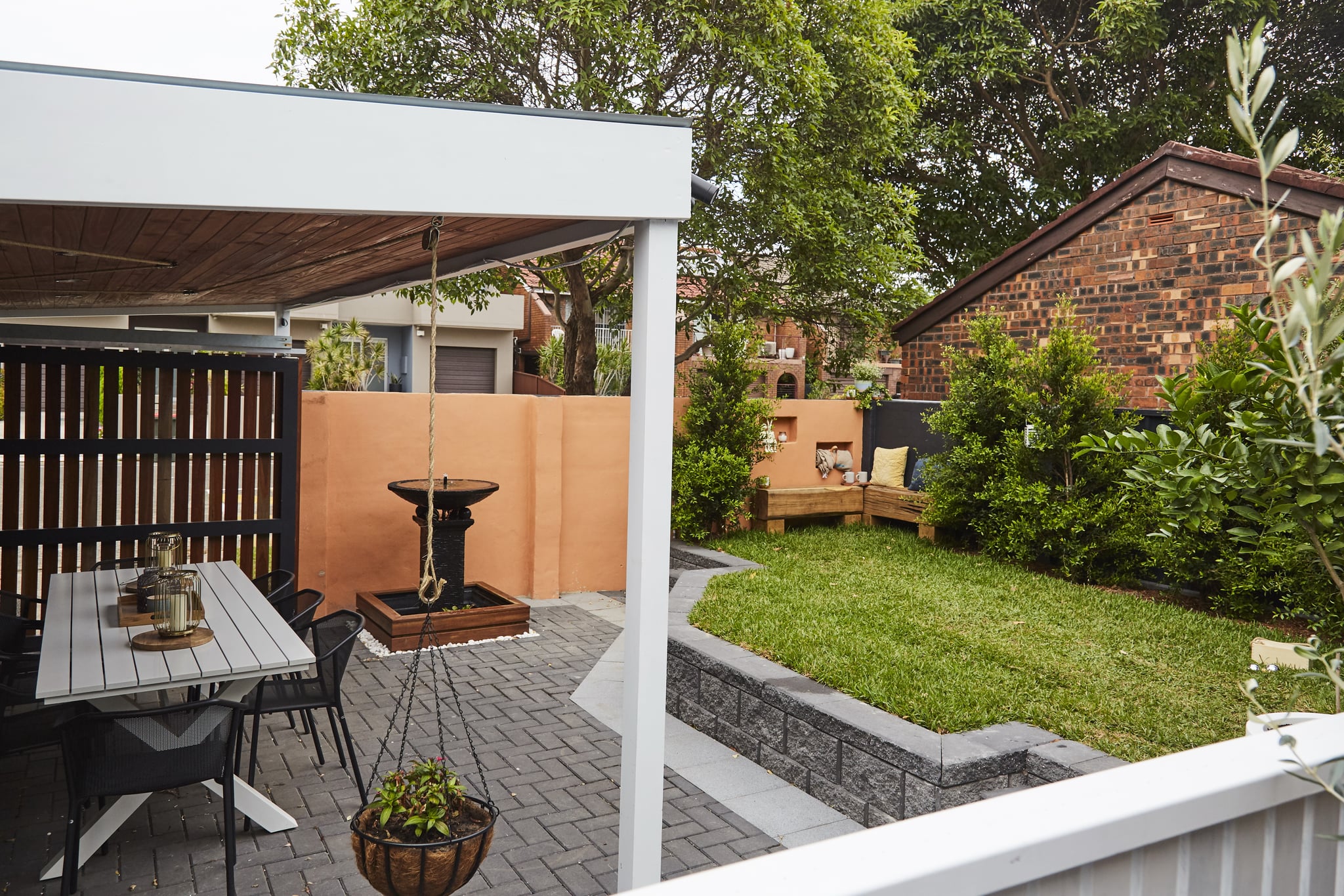 Backyard Left House Rules Auction House Before And After