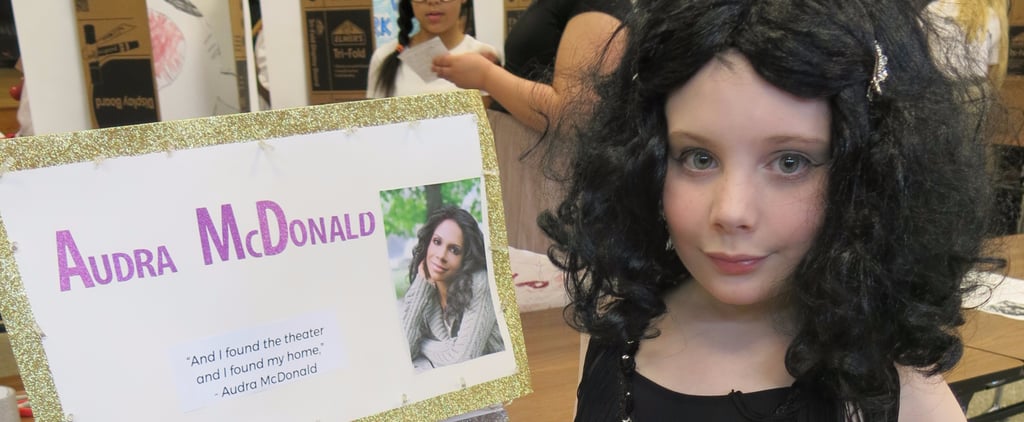 Boy Dresses as Audra McDonald For Black History Month